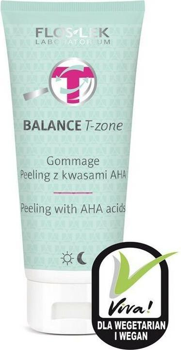 Actual product image Floslek Balance T-Zone Gommage Peeling From Aha Acids 125Ml (125 ml)