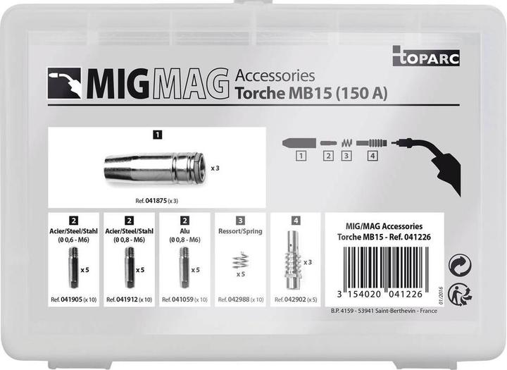 Actual product image GYS Accessories set for MIG torch 150A