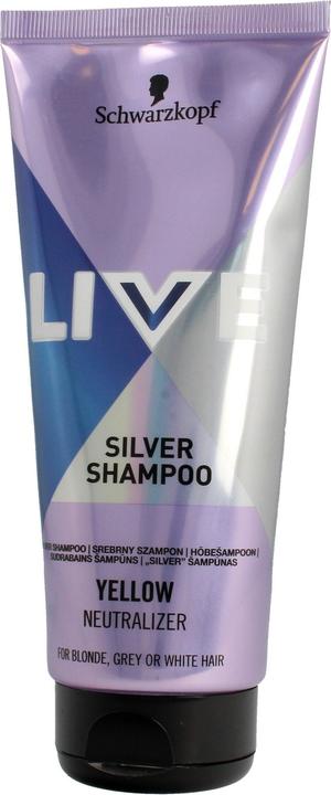 Actual product image Schwarzkopf Live Silver Shampoo (200 ml, Liquid shampoo)