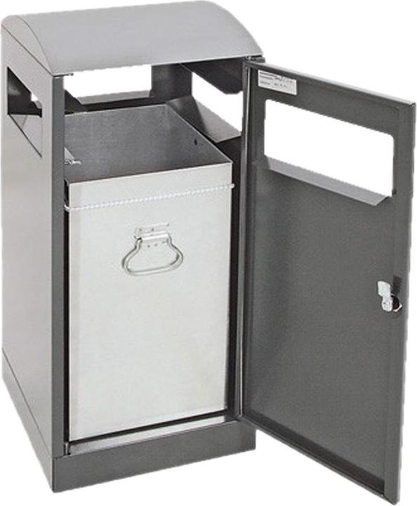 Immagine prodotto Contenitore per rifiuti per esterni, capacità 40 l, grigio antracite. (40 l)