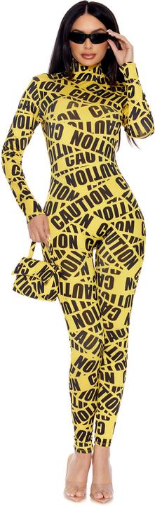 Produktbild Forplay Caution Catsuit Kostüm (M, L)