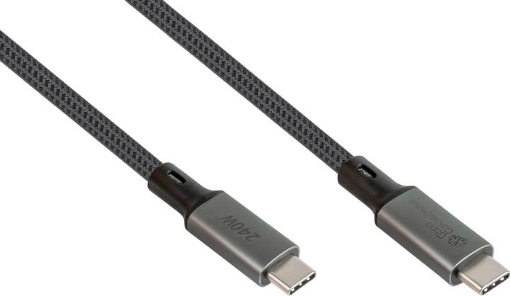 Image du produit Good Connections Câble USB 4.0 Gen. 3x2 40GBit/s 240W 8Ka60Hz USB-C mâle vers femelle (0.50 m, USB 4.0, 240 W)