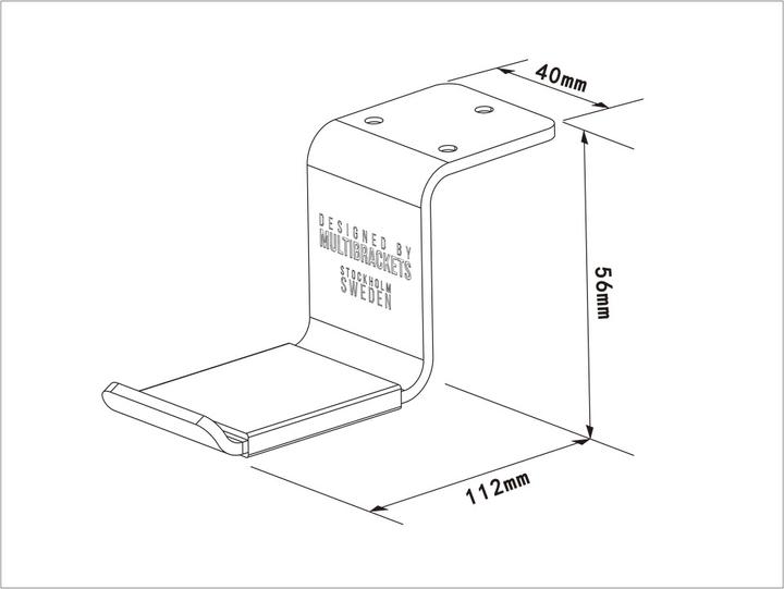 Image du produit Multibrackets M Porte-casque Desk