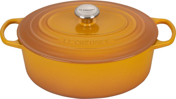 Produktbild Le Creuset Bräter Signature oval 31 cm Nectar (31 cm, Bräter + Schmortopf, Gusseisen)