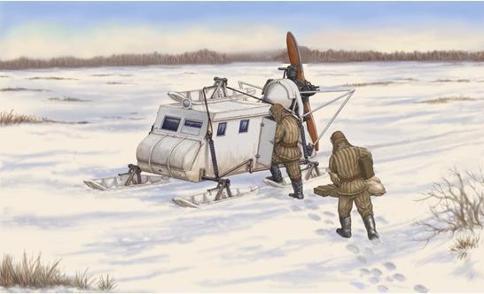 Trumpeter Soviet NKL-16 Armoured Aerosan