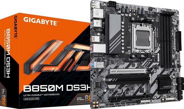 Produktbild Gigabyte B850M DS3H (AM5, AMD B850, mATX)