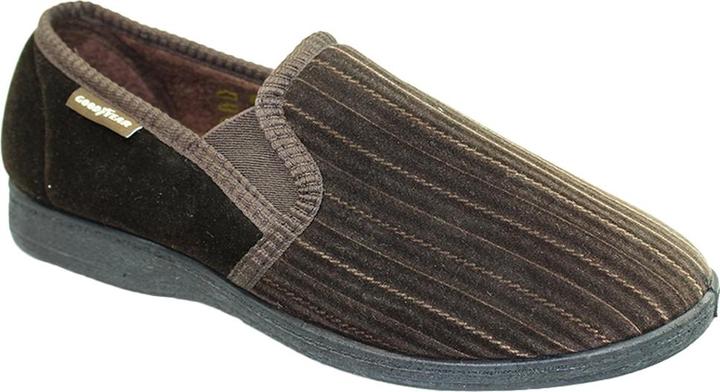 Goodyear Hausschuhe Calder Nadelstreifen
