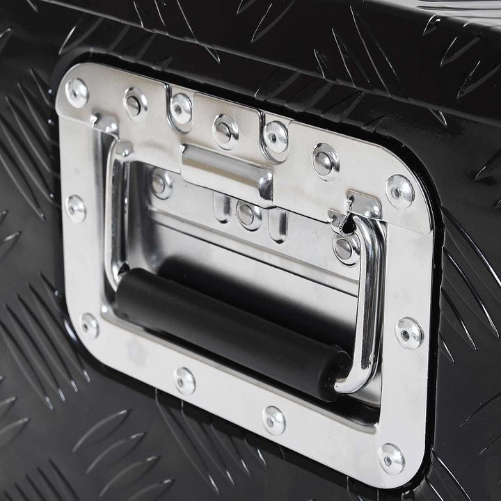 Produktbild XPOtool Werkzeugbox Alu 50,8x30,5x24cm Schwarz Transportbox Werkzeugkiste Alubox
