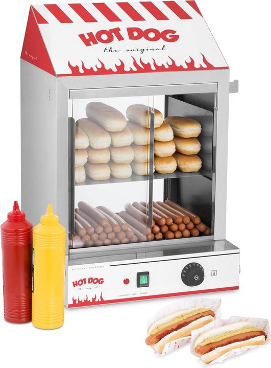 Produktbild Royal Catering Hot Dog Steamer RCHW 2000
