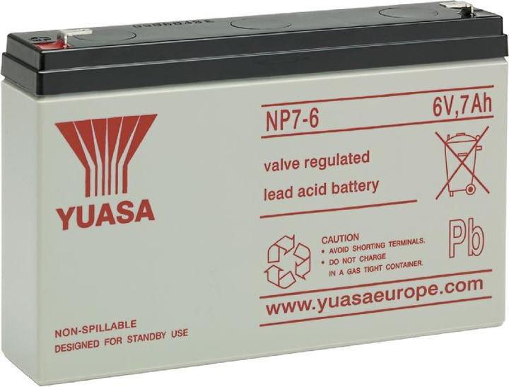 Image du produit Yuasa Garantie limitée de 6 mois (6 V, 7 Ah)