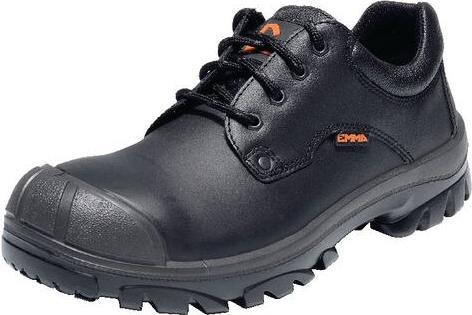 Actual product image Emma Safety shoes Low leather, steel 43 S3 Black (S3, 43)