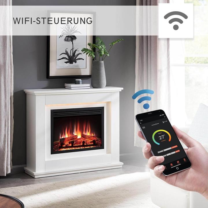 Produktbild Richen Baldur Elektrokamin, Appsteuerung, ohne Glas-Deckplatte