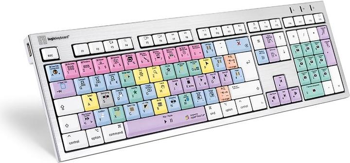 Produktbild Logickeyboard LKB-FCPX10-CWMU-DE USB QWERTZ Deutsch Mehrfarben Tastatur (DE, Kabelgebunden)