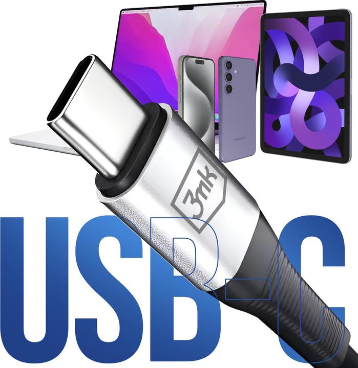 Actual product image 3MK USB C — 3.5mm Klinke (1 m, 3.5mm jack (AUX))