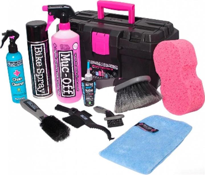 Actual product image Muc-Off Ultimate Bicycle Kit (1800 ml, Bicycle cleaner, Chain cleaner, Universal Lubricant, Sponge, Care set)