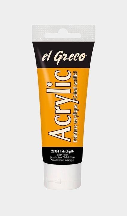 Image du produit Kreul el Greco Acrylic 75ml (Jaune indien, 75 ml)