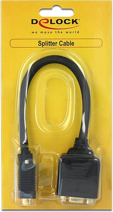 Produktbild Delock VGA-Adapter HD-15 (M) (3x Cinch (RCA), VGA, 20 cm)