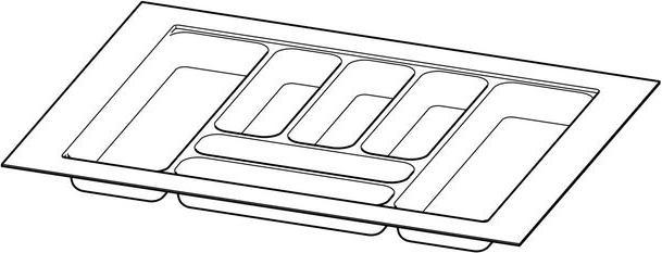 Actual product image Hettich Cutlery trays OrgaTray 440