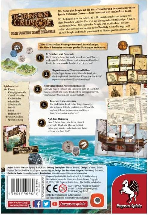 Immagine prodotto Pegasus Robinson Crusoe Viaggio del Beagle (Tedesco)