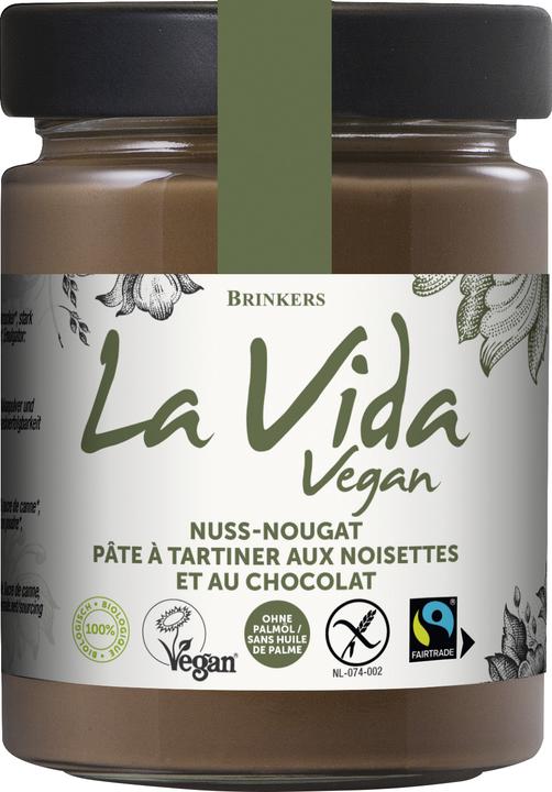 Produktbild Brinkers La Vida Vegan Bio Nuss-Nougat-Crème 270g (270 g)