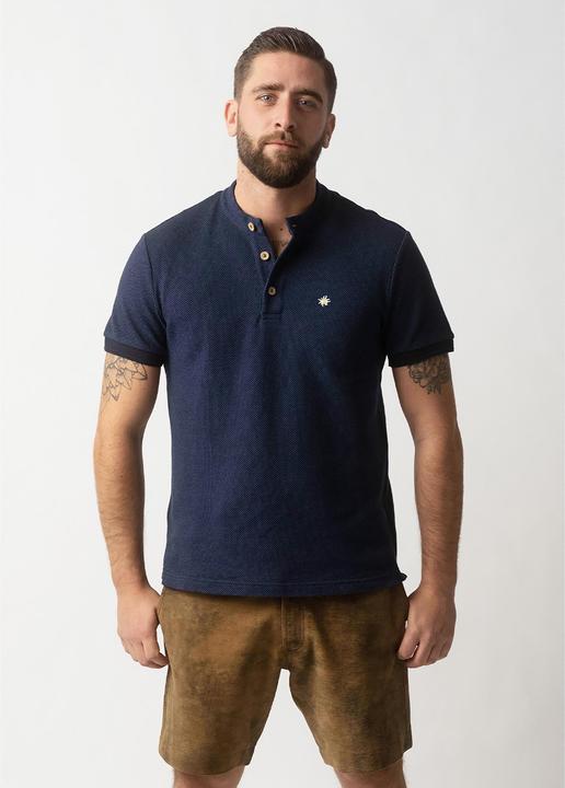 Actual product image Bavarian Caps Edelweiss fine knit polo (L)