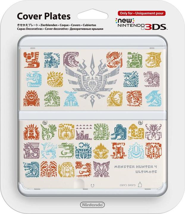 Produktbild Nintendo New 3DS Cover Monster Hunter 4 Ultimate Weiss (3DS)
