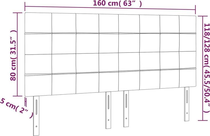 Actual product image VidaXL Warren (160 x 5 x 128 cm)