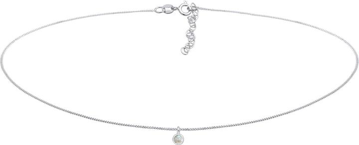 Image du produit Elli Choker, collier de pierres précieuses (Labradorite, Argent sterling 925, 36 cm)