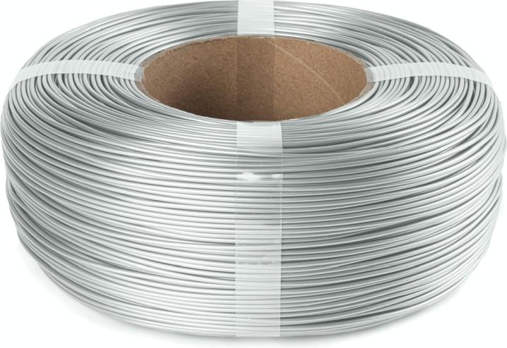 Produktbild The Filament ReFill PLA 1.75mm SILVER ALUMINIUM 1kg (PLA, 1.75 mm, 1000 g, Silber)