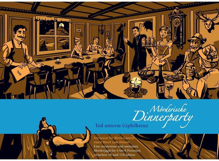 Actual product image Murderous dinner party - Death under the summit cross (German)