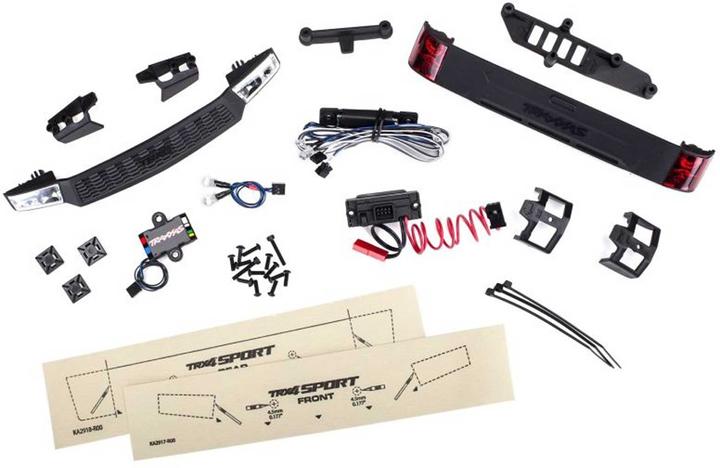 Produktbild Traxxas LED Licht-Kit kpl. mit Powersupply (Headlights, Tail light &