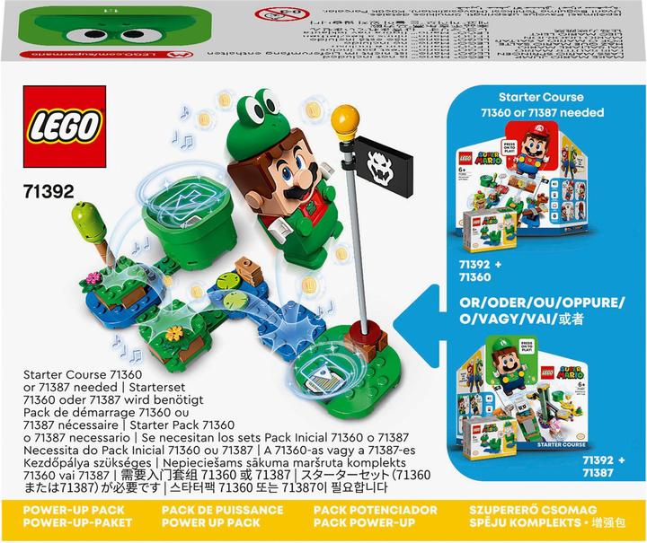 Actual product image LEGO Super Mario 71392 Power Up Pack: Frog Mario (71392, LEGO Super Mario)
