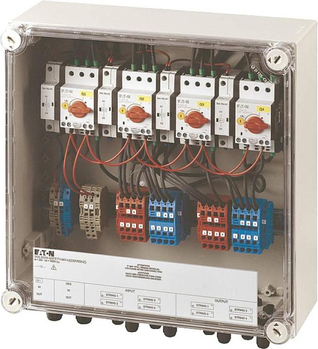 Immagine prodotto Eaton SOL30X4-SAFETY-MC4-U 168102 230V50Hz Interruttore per vigili del fuoco f.4Str. 30A