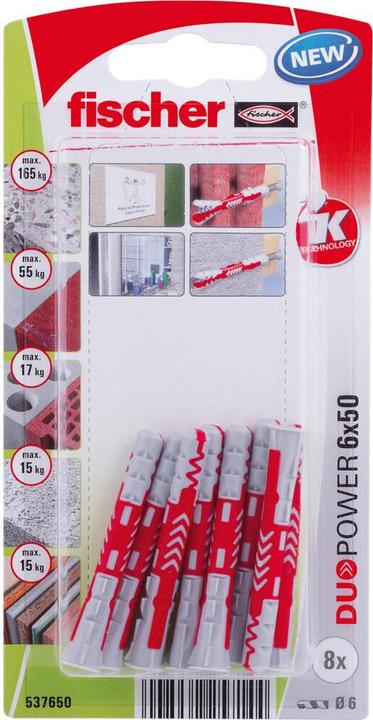 Fischer DuoPower 6x50 K (8) (8 Stk.)