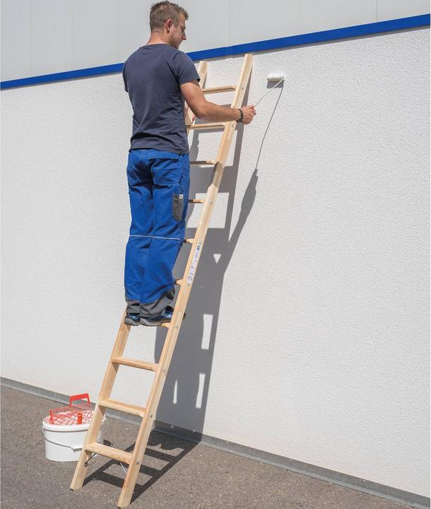 Image du produit Munk Échelle en bois, avec marches, 10 marches. (Échelle simple, 269 cm)
