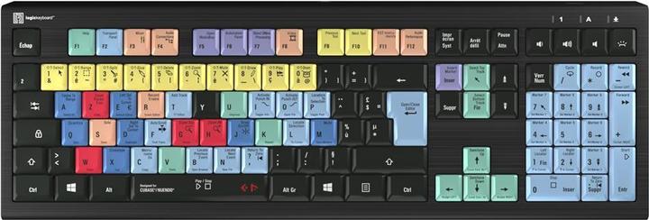 Logickeyboard Cubase/Nuendo Astra2 BL fr (PC) (FR, Filaire)