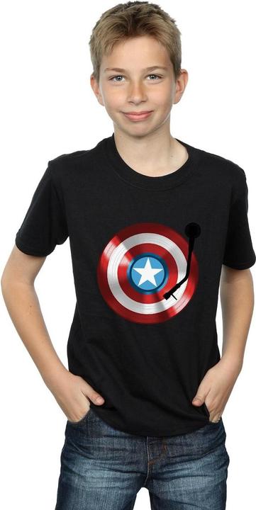 Image du produit - T-shirt CAPTAIN AMERICA TURNTABLE - Garçon (140, 146)