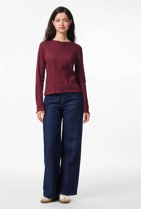 Image du produit Pieces Pcmarie Ls O-Neck Poin Top Jrs Noos Bc (XL)