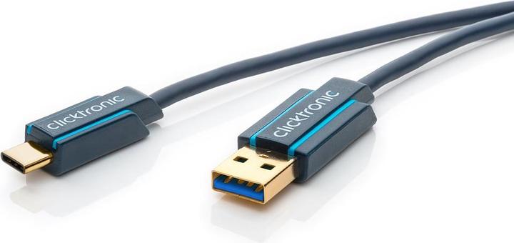 Produktbild clicktronic USB-C Adapterkabel (3 m, USB 3.0)