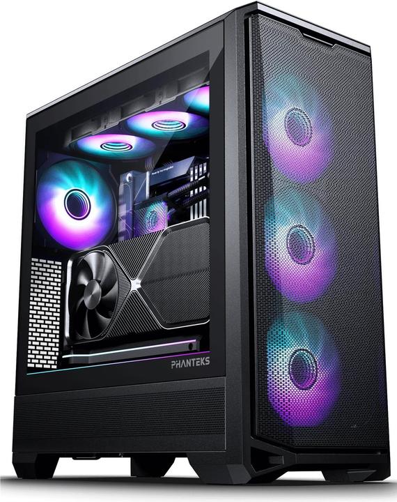 Productafbeelding Phanteks Eclipse G400A Midi-Tower, Tempered Glass, D-RGB - schwarz (mATX, E-ATX, ATX, Mini-ITX)