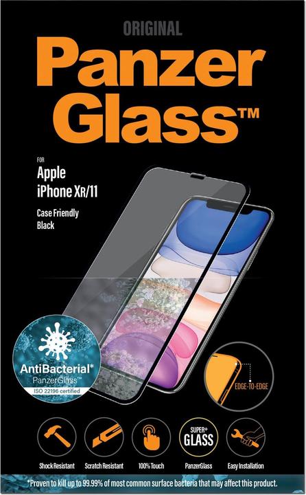 Image du produit PanzerGlass bord à bord (1 pièce(s), Apple iPhone 11, Apple iPhone XR)