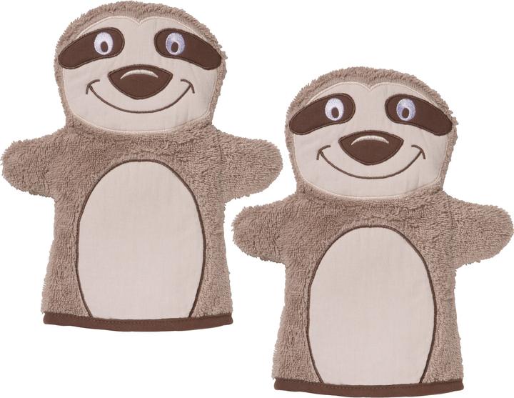 Immagine prodotto Erwin Müller Guanto di lavaggio per bambini 2-Pack (23 x 25 cm)