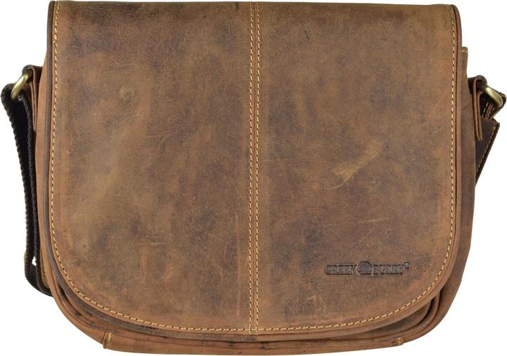 Greenburry Vintage Umhängetasche Leder 28 cm