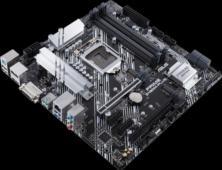 Actual product image ASUS PRIME Z490M-PLUS (LGA 1200, Intel Z490, mATX)