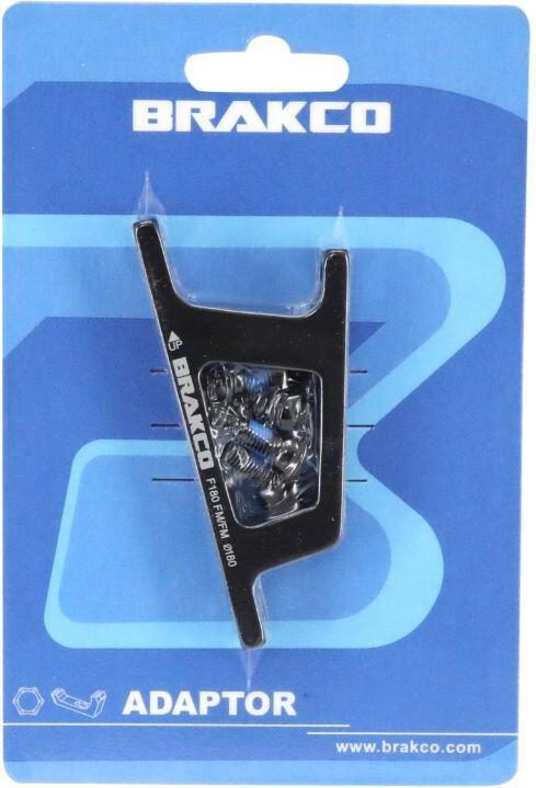 Produktbild Brakco Adapter für die Erhöhung der Scheibenbremse für die Strasse vor dem Bremssattel, flache Montage