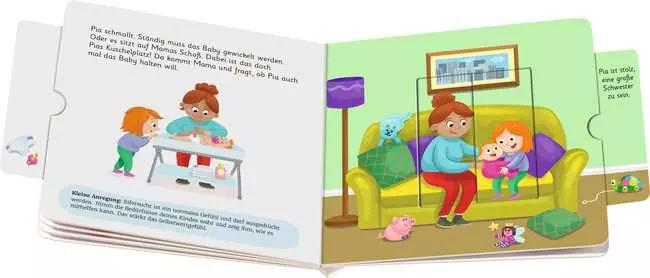 Actual product image Ravensburger play+ My first sliding book: Feelings (German)