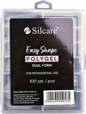 Produktbild Silcare Clear Dual Mould For Acrylic Gel 100Pcs.