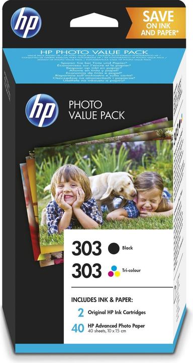 HP 303 inkl.Fotopapier (M, BK, C, Y)