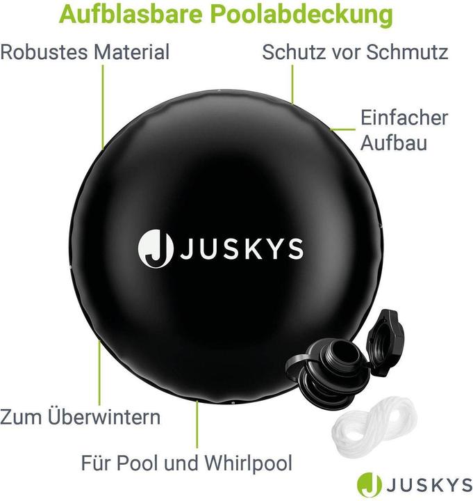 Produktbild Juskys Aufblasbare Poolabdeckung Rund