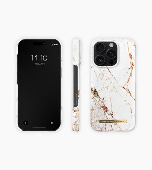 Produktbild iDeal Of Sweden Magsafe Designer Hard-Cover Carrara Gold (Apple iPhone 16 Pro Max)
